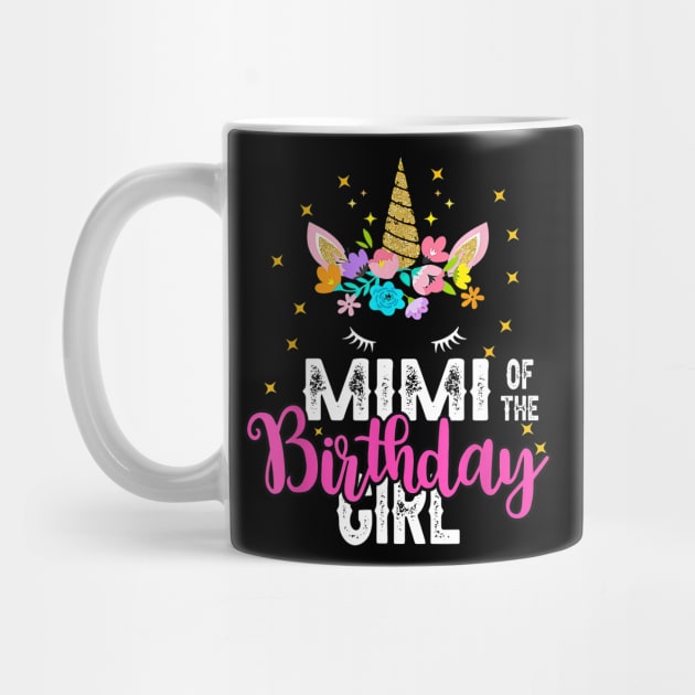 Mimi Of The Birthday Girl Floral Unicorn Birthday by Ripke Jesus